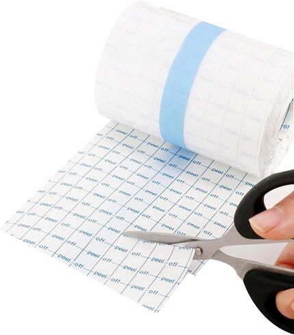 Tattoo Aftercare Waterproof Bandage, 6"x11Yard, Transparent Tattoo Cover Up, Second Skin Healing Adhesive Wrap, Tattoo Supplies for Wound Treatment, Skin Care Protection Film in Saudi Arabia