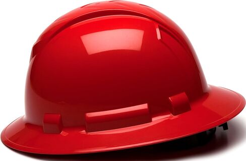Pyramex Ridgeline Full Brim Hard Hat 4 Point Ratchet Slate Gray Vented in Saudi Arabia