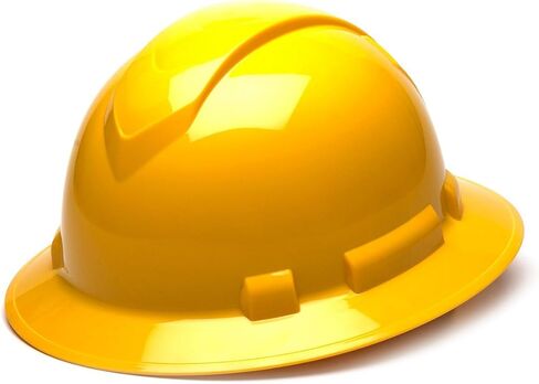 Pyramex Ridgeline Full Brim Hard Hat 4 Point Ratchet Slate Gray Vented in Saudi Arabia