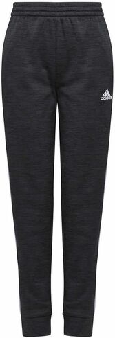 adidas Youth 3-Stripe Fleece Jogger (as1, Alpha, l, Regular, Heather Grey/White) in Saudi Arabia