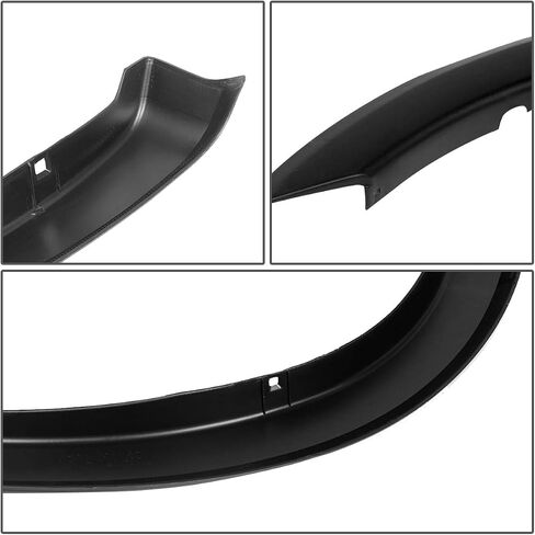 DNA Motoring IF-10019-MBK 4 Pcs OE Factory Style Wheel Fender Flares Compatible with 04-08 F-150 5'5" 6'5" 8' Style Side Bed / 06-08 Mark LT 5'5", 6'5" Beds in Saudi Arabia