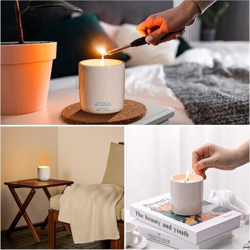 Eucalyptus & Mint Candles for Home Scented, 7.8oz 45 Hours Burn Soy Aromatherapy Candle Gift for Stress Relief, Yoga, Relaxing SPA, All Natural Strong Scented Ceramic Jar Candles for Men and Women in Saudi Arabia