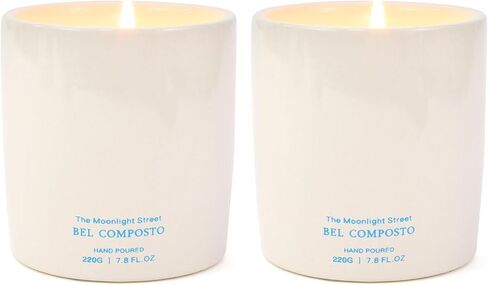 Eucalyptus & Mint Candles for Home Scented, 7.8oz 45 Hours Burn Soy Aromatherapy Candle Gift for Stress Relief, Yoga, Relaxing SPA, All Natural Strong Scented Ceramic Jar Candles for Men and Women in Saudi Arabia