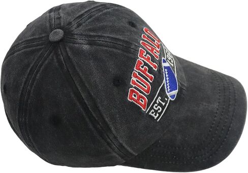 Embroidered Vintage Football Hat for Men Women, Adjustable Classic Football Fans City Baseball Cap in Saudi Arabia