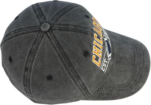 Embroidered Vintage Football Hat for Men Women, Adjustable Classic Football Fans City Baseball Cap in Saudi Arabia