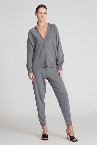HALSTON Women's Merino Wool Drawstring Sweater Pant in Saudi Arabia