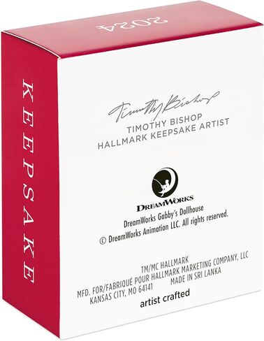 تذكار هولمارك زينة عيد الميلاد الصغيرة مقاس 1.02 سم 2024، قطة كيكي بيت الدمى من غابي، هدايا للأطفال in Kuwait