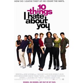 Ten Things I Hate About You Movie Poster Print (27 x 40)