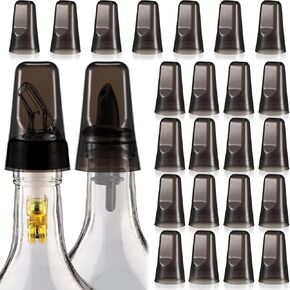 25 Pieces Pour Spout Cover, Universal Dust Caps for Pourers Translucent Plastic Dust Cover for Bottle Caps, Liquor Bottle Covers Bottle Cover Dust for Home Kitchen Tools Supplies