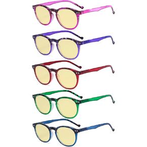 Eyekepper Oval Spring Hinges Ladies Reading Glasses +1.50 Tortoise Frame Round Reader Eyeglasses for Women Reading