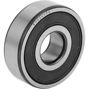 ACROPIX 6302VV & Deep Groove Ball Bearings P5 15x42x13mm Lubricated Bearings Double Rubber Seal Black Silver Tone Scooter Skateboard Wheel