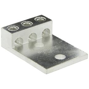محطة بورندي K3A29U-2N العالمية، 3 عروات موصل، 6 Str. - مجموعة أسلاك ألومنيوم أو نحاسية 250 كيلو سم مع فتحتين للوسادة، فتحة مسمار 1/2 بوصة، عرض 2.81 بوصة، طول 4.00 بوصة، ارتفاع 1.19 بوصة، سمك 0.31 بوصة، عزم الدوران الموصى به 275 رطل