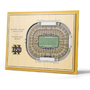 YouTheFan NCAA 5-Layer StadiumView Wall Art