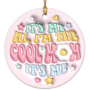 Dog Christmas Ornament for Girls 2024 | Dog Ornaments for Christmas Tree Decorations, Dog Lovers Gifts for Women, Friends, Family | Girl Hugs Dog Ceramic Christmas Tree Ornament 2024