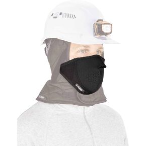 Ergodyne - 16878 Insulated Winter Hard Hat Liner with Neoprene Mouthpiece, N-Ferno 6878 Black