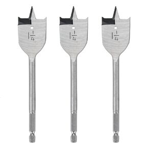1 1/4 inch Wood Spade Drill Bit Wood Paddle Flat Bit 3 PCS