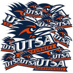 Desert Cactus The University of Texas at San Antonio Sticker UTSA Roadrunners Stickers Vinyl Decals Laptop Water Bottle Car Scrapbook Sheet (Type 3-1)