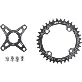 DJC 104BCD Chainring Round/Oval for Shimano Direct Mount Spider Adapter Set 12s 12 Speed Crankset M6100 M9100 M9120 M8100 M8120 M8130 M7100 MT900 XTR SLX