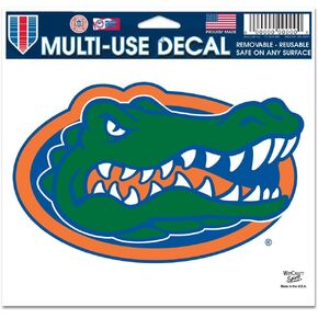 WinCraft NCAA University of Florida 21336011 Multi-Use Colored Decal, 5" x 6"