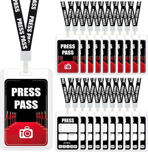 20 مجموعة من حبل VIP Pass VIP مع بطاقة مرور VIP بلاستيكية، حبل أسود منفصل، بطاقة VIP Back Stage Pass لجائزة الموسيقى، ليلة الفيلم، حفلة عيد الميلاد، حفلة موسيقية in Saudi Arabia