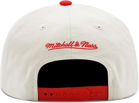 Mitchell & Ness St. Louis Cardinals MLB Game On Pro Precurved Snapback Hat Cap - Off White/Red in Saudi Arabia