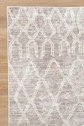 Rug Collective Runner Rug for Bedroom, Kitchen, Livingroom Decor, Waterproof Rug, Easy to Clean Runner, Nordic Nahla Beige Runner 2'6''X13'1'' Runner in Saudi Arabia