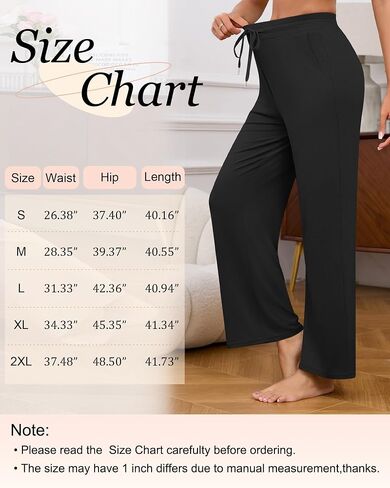Riyiper 3 Pack Women's Straight Leg Sweatpants High Waisted Lounge Pants Knitted Open Bottom Drawstring Pants with Pocket in Saudi Arabia