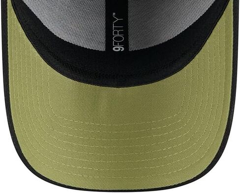New Era Youth LA Los Angeles Dodgers 9FORTY 2024 Armed Forces Day Authentic Collection Snapback Cap, Hat Black in Saudi Arabia