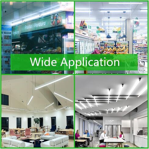 2FT T8 T10 T12 LED Tube Lights 12W 5000K, 24 Inch 1680Lm Light Bulbs, F17T8/F24T8 Fluorescent Light Bulbs Replacement, Ballast Compatible Dual-Ended Frosted Lens, UL Listed, 1 Pack in Saudi Arabia