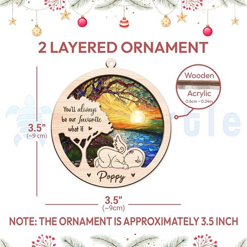 HYTURTLE Miscarriage Memorial Gifts for Loss of Baby Crystal Ornament - Miscarriage Gifts for Parents - Sympathy Gifts -Pregnancy Loss Gifts for Mothers - Christmas Tree Remembrance Keepsake Gifts in Kuwait