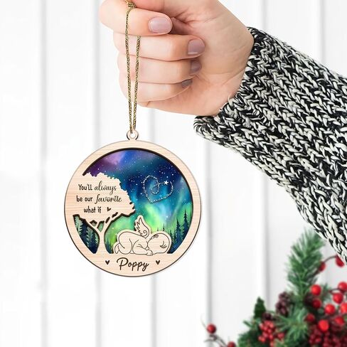 HYTURTLE Miscarriage Memorial Gifts for Loss of Baby Crystal Ornament - Miscarriage Gifts for Parents - Sympathy Gifts -Pregnancy Loss Gifts for Mothers - Christmas Tree Remembrance Keepsake Gifts in Kuwait