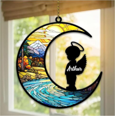 HYTURTLE Miscarriage Memorial Gifts for Loss of Baby Crystal Ornament - Miscarriage Gifts for Parents - Sympathy Gifts -Pregnancy Loss Gifts for Mothers - Christmas Tree Remembrance Keepsake Gifts in Kuwait