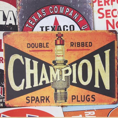 15 Pieces Old Gas Oil Retro Signs,Decorative Vintage Tin metal signs for Wall Art, Bar, Cafe, or Garage,Man Cave, 8x12 Inch in Saudi Arabia