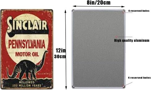 15 Pieces Old Gas Oil Retro Signs,Decorative Vintage Tin metal signs for Wall Art, Bar, Cafe, or Garage,Man Cave, 8x12 Inch in Saudi Arabia