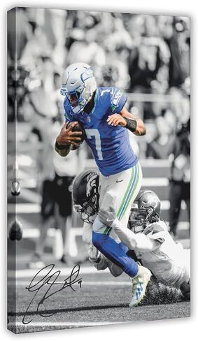 QUNAN Sports Poster Sports Poster Lamar Jackson Canvas Poster Unframe:12x18inch(30x45cm) in Saudi Arabia