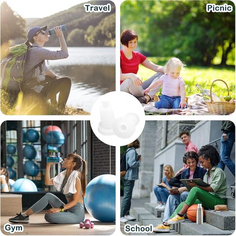 قطعتان بديلتان لصمام العض متوافق مع زجاجة مياه بريتا، أجزاء زجاجة مياه بريتا بفوهة من السيليكون 20/26 /32/36 أونصة، أدوات سفر لفلتر زجاجة مياه بريتا (أبيض) in Saudi Arabia