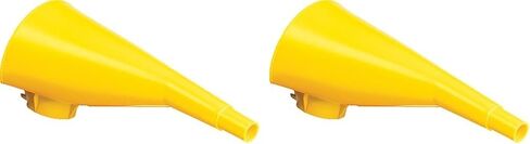 Eagle F-15 HDPE 10"" Poly Funnel for Metal Type I Safety Cans, 4"" Height, 8"" Width, 9"" Length,Yellow in Saudi Arabia