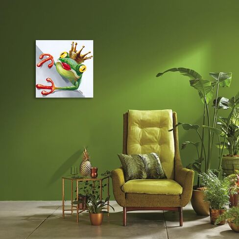 XMMPOT Butterfly Elephant Wall Art Print: Colorful Heart Shaped Balloon for Kids' Nursery Wall Decor Canvas Framed Ready to Hang (12"x12"x1 Panel) in Saudi Arabia