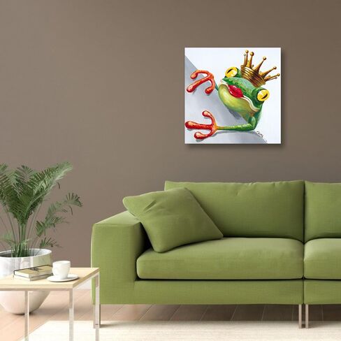 XMMPOT Butterfly Elephant Wall Art Print: Colorful Heart Shaped Balloon for Kids' Nursery Wall Decor Canvas Framed Ready to Hang (12"x12"x1 Panel) in Saudi Arabia
