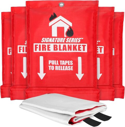 Signature Series Fire Blanket | Flame Suppression Fiberglass Blanket for Home & Kitchen Safety in Saudi Arabia