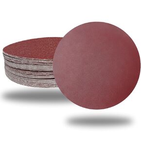 50 PCS 6 Inch 80 Grit PSA Sanding Discs Self Adhesive Sticky-Back Sandpaper for 6" DA Sander Automotive Car Paint Woodworking Wood Metal Finishing (80 Grit)
