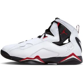 NIKE Jordan True Flight Men's Shoes (342964-160, White/Black/Varsity Red) Size 10