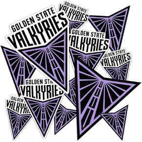 Desert Cactus Golden State Valkyries Stickers WNBA Women's National Basketball Association Officially Licensed Vinyl Decal Laptop Water Bottle Car Scrapbook (Type 1-1)