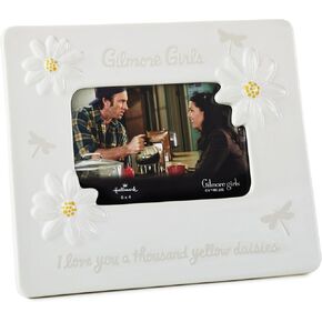 Hallmark Gilmore Girls Picture Frame, 4x6 (A Thousand Yellow Daisies) Gift for Valentine's Day, Birthdays, Engagements