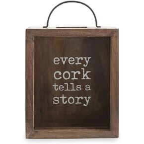Mud Pie 4263035 Cork Display Box, One Size, Brown
