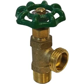Merrill MFG No Lead Brass Boiler Drain 3/4 in. MIP Inlet x 3/4 in. MHT Outlet
