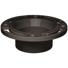 Oatey 43506 Plastic ABS Closet Flange, 3-Inch, Black