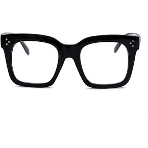 bullabulling Reading Glasses Blue Light Blocking,Retro Square Oversized Reading Glasses For Women Men Fashion Reader