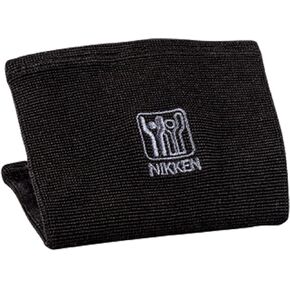 Nikken KenkoTherm® Knee Wrap Large 1834 Black, Thin Stretchy Support, Men Women, Ceramic Reflective Fibers, Compression, Wrap, Relief & Recovery, Running, Weightlifting Basketball