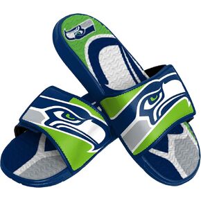 FOCO New York Giants NFL Mens Colorblock Big Logo Gel Slides - S